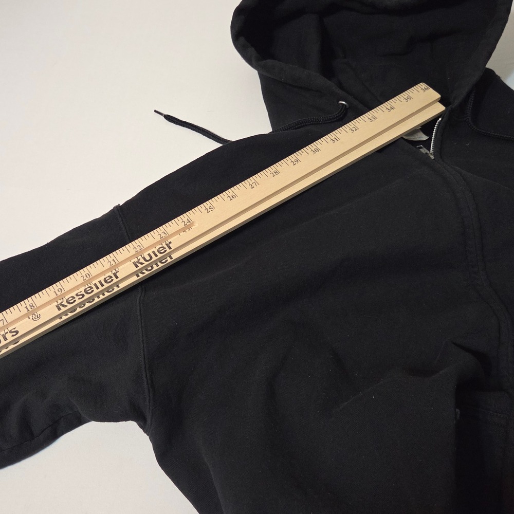 DHL Hoodie Men 3XL Black DHL Logo Essential Fleece Zip Up Sweatshirt - Picture 7 of 7